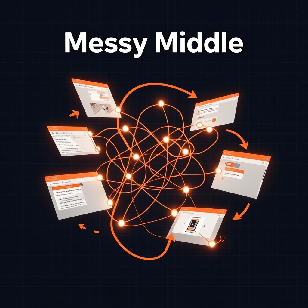Messy Middle: Cum câștigi clientul când compară 10 tab-uri